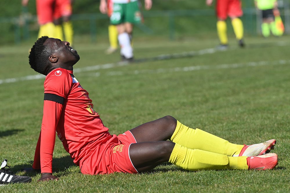 Mamadou Ba blessé