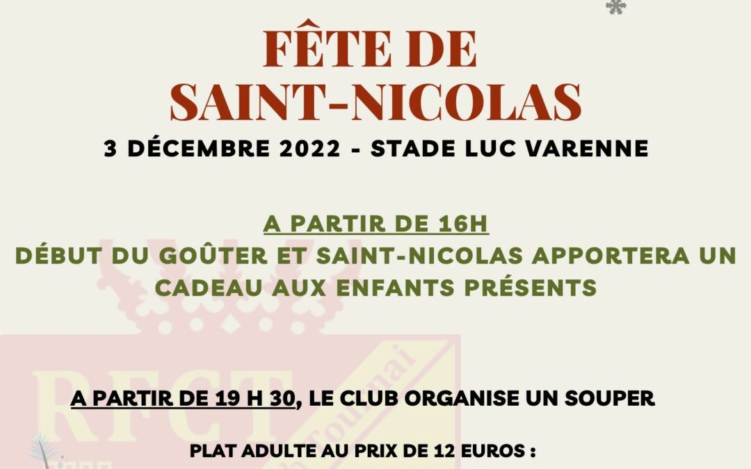 Fête de Saint-Nicolas au club