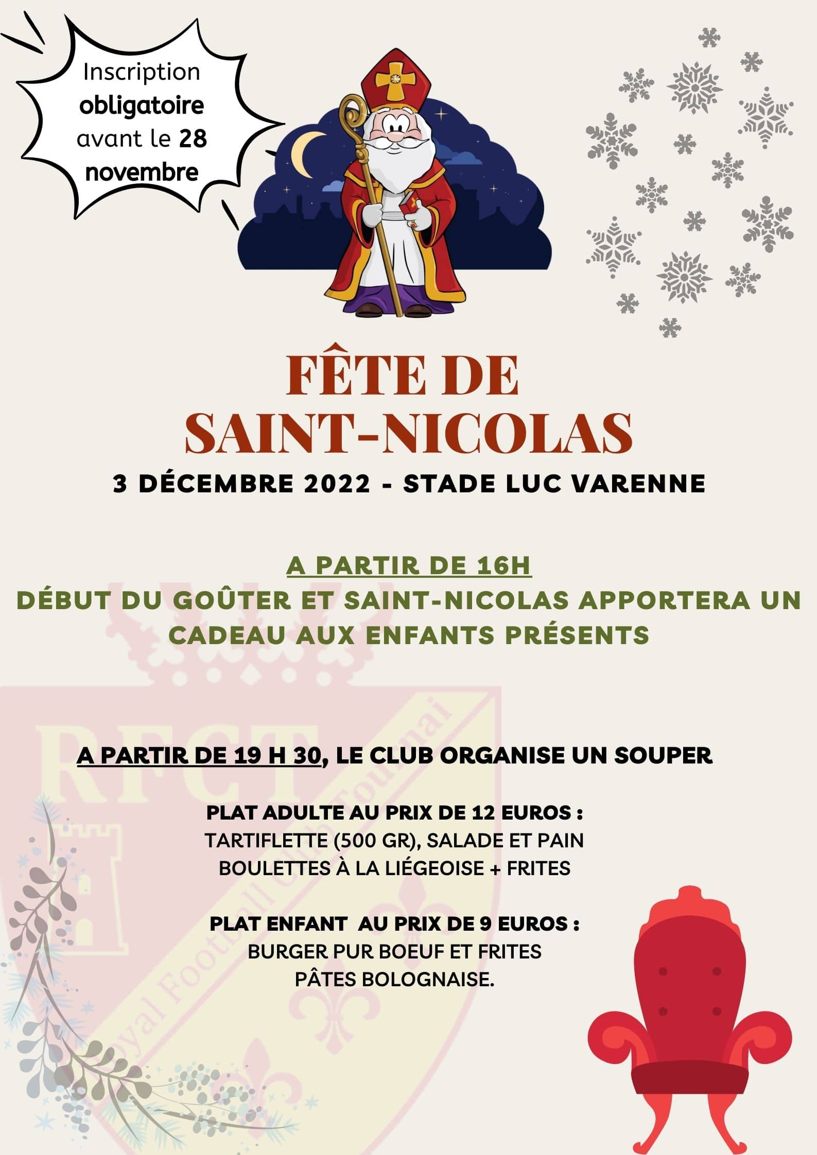 Fête de Saint-Nicolas au club