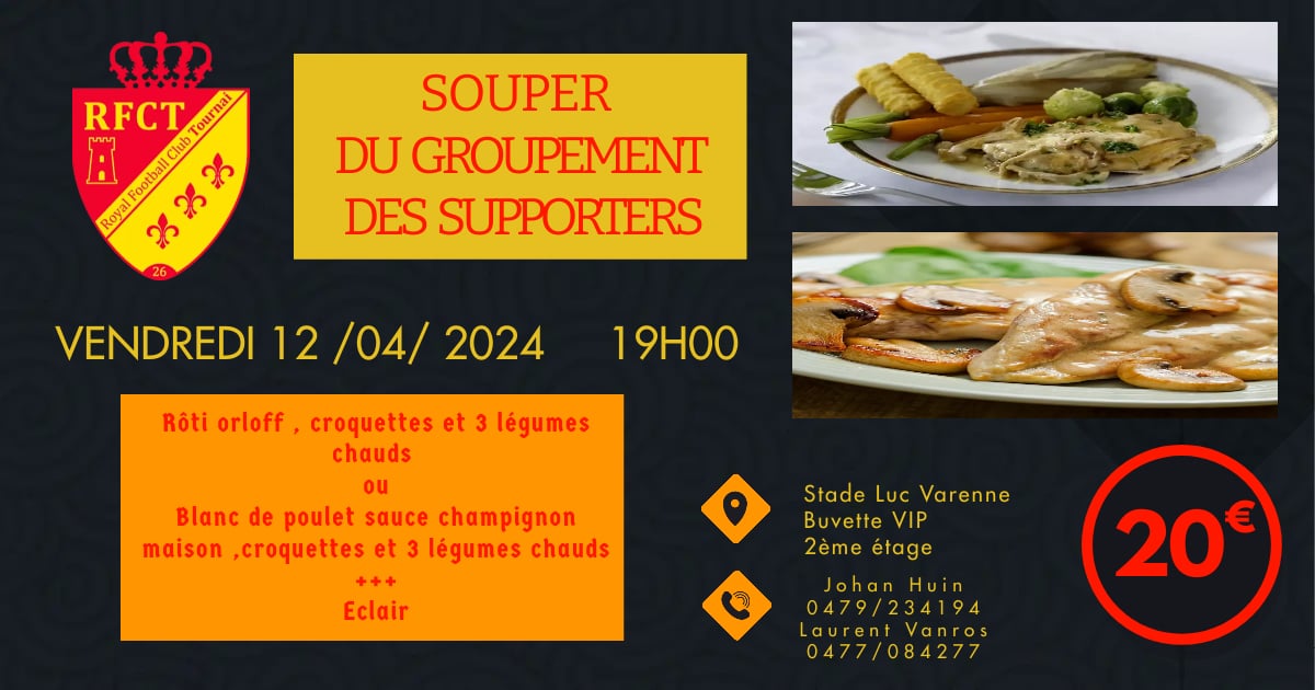 Repas des supporters